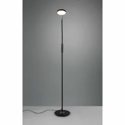 Luminaires Trio Éclairage Led|Lampadaire Trio-Leuchten Monza LED Noir, 1 lumière