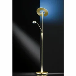 Luminaires Trio Éclairage Led|Lampadaire Trio-Leuchten Quebec LED Laiton, 2 lumières