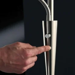 Luminaires Trio Éclairage Led|Lampadaire Trio-Leuchten Quebec LED Laiton, 2 lumières