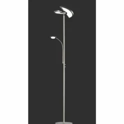 Luminaires Trio Éclairage Led|Lampadaire Trio-Leuchten Split LED Nickel mat, 1 lumière