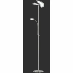 Luminaires Trio Éclairage Led|Lampadaire Trio-Leuchten Split LED Nickel mat, 1 lumière