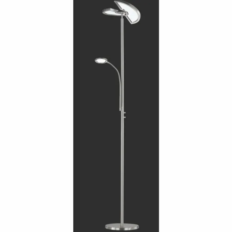 Luminaires Trio Éclairage Led|Lampadaire Trio-Leuchten Split LED Nickel mat, 1 lumière