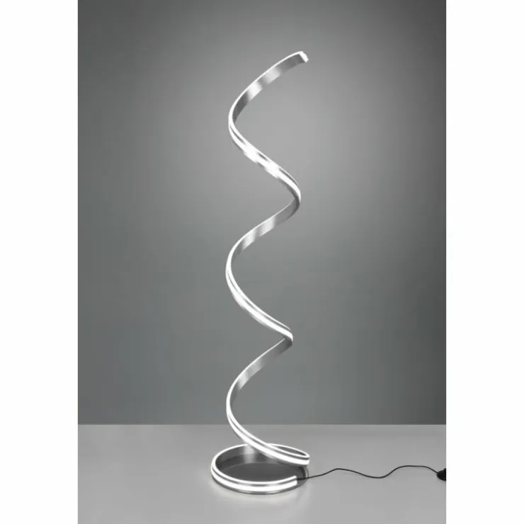 Luminaires Trio Lampadaires Et Lampes Sur Pied|Lampadaire Trio-Leuchten Yara LED Nickel mat, 1 lumière