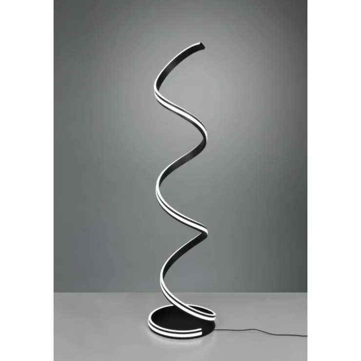 Luminaires Trio Éclairage Led|Lampadaire Trio-Leuchten Yara LED Noir, 1 lumière