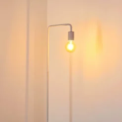 hofstein Lampadaires Et Lampes Sur Pied|Lampadaire Valocolla Blanc, 1 lumière
