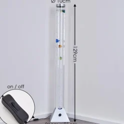 hofstein Éclairage Led|Lampadaire Wanas LED Titane, 1 lumière, Changeur de couleurs