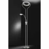 Luminaires Wofi Lampadaires Et Lampes Sur Pied|Lampadaire Wofi REMY LED Nickel mat, 2 lumières