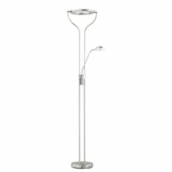 Luminaires Wofi Lampadaires Et Lampes Sur Pied|Lampadaire Wofi REMY LED Nickel mat, 2 lumières