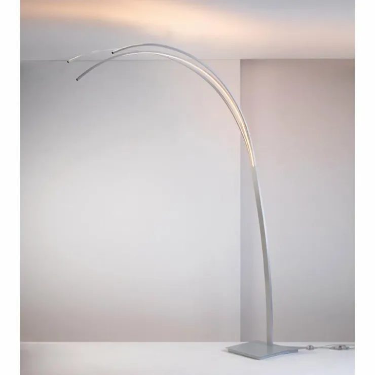Luminaires Bopp Éclairage Led|Lampe à arc Bopp BOW LED Aluminium, 3 lumières