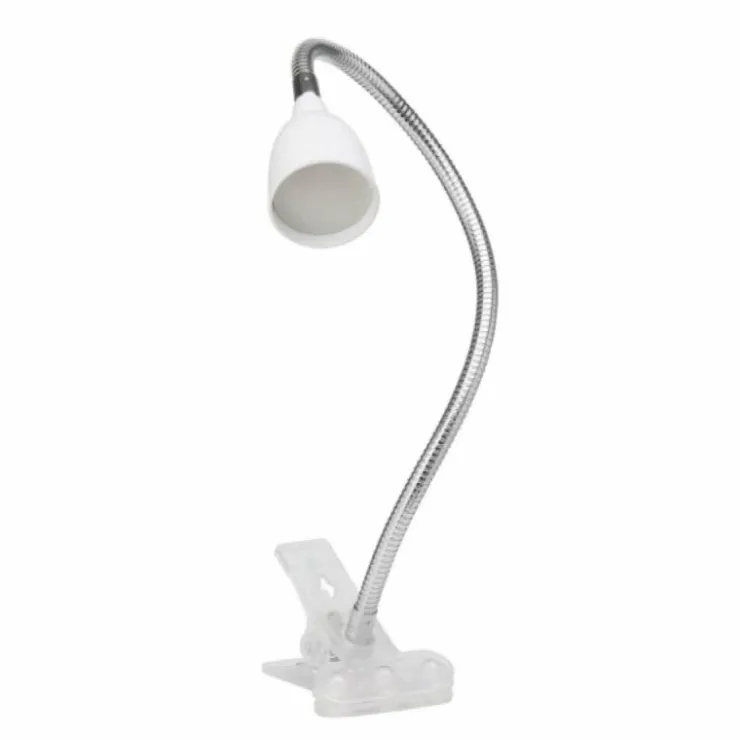 Luminaires Brilliant Éclairage Led|Lampe à clip Brilliant Anthony LED Blanc, 1 lumière