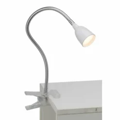 Luminaires Brilliant Éclairage Led|Lampe à clip Brilliant Anthony LED Blanc, 1 lumière