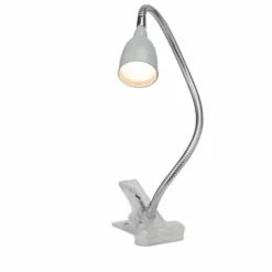 Luminaires Brilliant Éclairage Led|Lampe à clip Brilliant Anthony LED Titane, 1 lumière