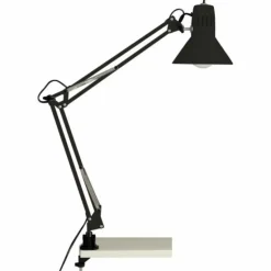 Luminaires Brilliant Lampes À Poser|Lampe à clip Brilliant Hobby Noir, 1 lumière