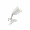 Luminaires Brilliant Lampes À Poser|Lampe à clip Brilliant Leo Blanc, 1 lumière