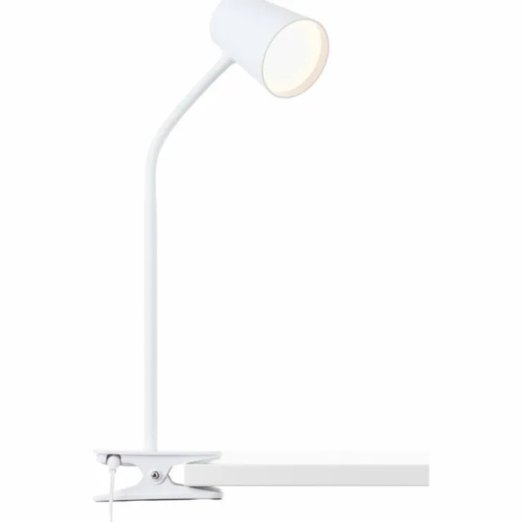 Luminaires Brilliant Éclairage Led|lampe â clipper Brilliant Adda LED Blanc, 1 lumière