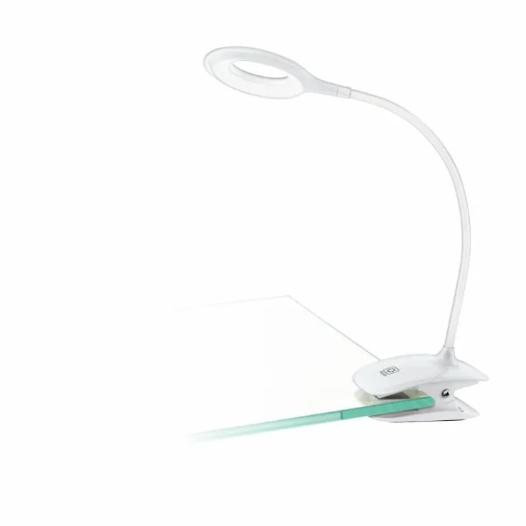 Luminaires Eglo Lampes À Poser|lampe â clipper Eglo CABADO LED Blanc, 1 lumière