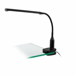 Luminaires Eglo Éclairage Led|lampe â clipper Eglo LAROA LED Noir, 1 lumière