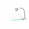 Luminaires Eglo Éclairage Led|lampe â clipper Eglo LITOS LED Nickel mat, Blanc, 1 lumière