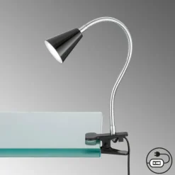FHL easy Lampes À Poser|lampe â clipper FHL-easy Zirbel LED Noir, 1 lumière