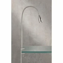 Luminaires Fischer & Honsel Éclairage Led|lampe â clipper Fischer & Honsel Sten LED Nickel mat, 1 lumière, Détecteur de mouvement