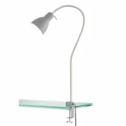 Luminaires Fischer & Honsel Lampes À Poser|lampe â clipper Fischer-Honsel Lolland Gris, 1 lumière