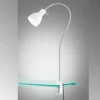 Luminaires Fischer & Honsel Lampes À Poser|lampe â clipper Fischer-Honsel Lolland Crème, 1 lumière