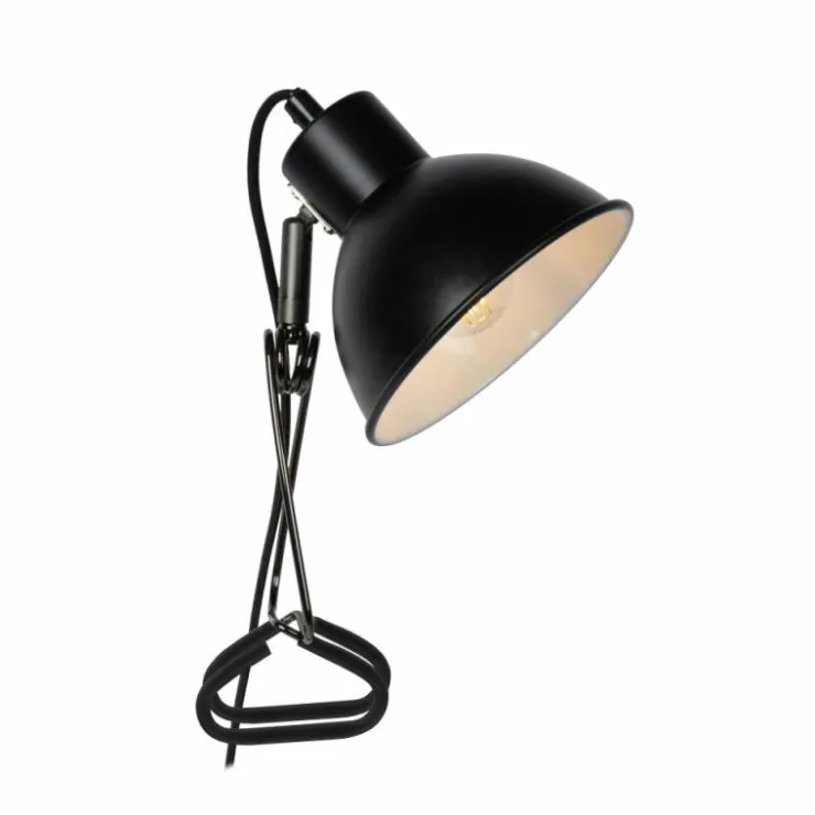 Luminaires Lucide Lampes À Poser|lampe â clipper Lucide MOYS Noir, 1 lumière