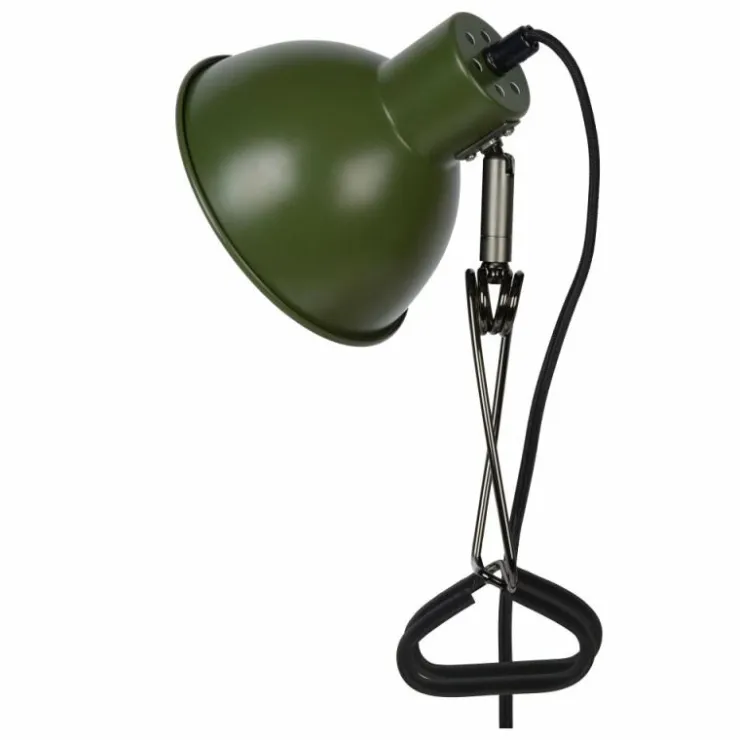 Luminaires Lucide Lampes À Poser|lampe â clipper Lucide MOYS Vert, 1 lumière