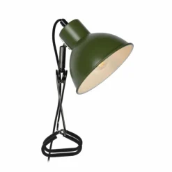 Luminaires Lucide Lampes À Poser|lampe â clipper Lucide MOYS Vert, 1 lumière
