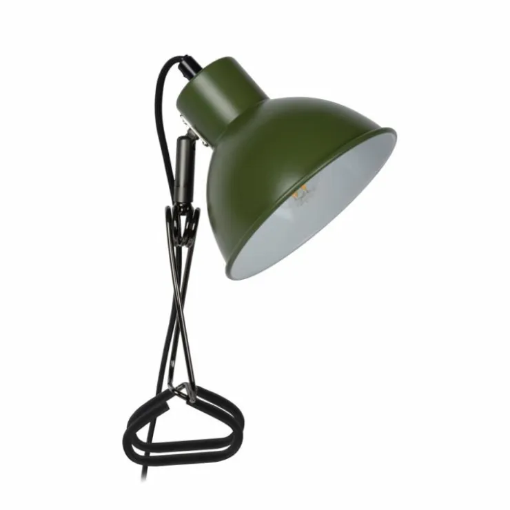 Luminaires Lucide Lampes À Poser|lampe â clipper Lucide MOYS Vert, 1 lumière