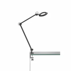 SCHÖNER WOHNEN-Kollektion Lampes À Poser|lampe â clipper SCHÖNER-WOHNEN-Kollektion Office LED Noir, 1 lumière