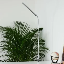 hofstein Lampes À Poser|lampe â clipper Winnipeg LED Argenté, 1 lumière