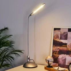 hofstein Lampes À Poser|lampe â clipper Winnipeg LED Argenté, 1 lumière