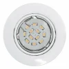 Luminaires Eglo Luminaires Encastrés|Lampe à encastrer Eglo PENETO Blanc, 1 lumière