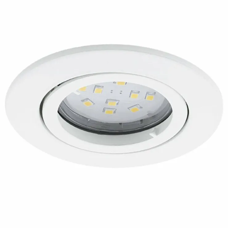 Luminaires Eglo Luminaires Encastrés|Lampe à encastrer Eglo TEDO Blanc, 1 lumière
