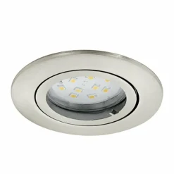 Luminaires Eglo Luminaires Encastrés|Lampe à encastrer Eglo TEDO Nickel mat, 3 lumières