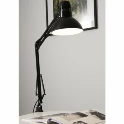Luminaires Brilliant Lampes À Poser|Lampe à pince Brilliant Hobby Noir, 1 lumière