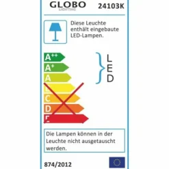 Luminaires Globo Lighting Éclairage Led|Lampe à pince Globo PEGASI LED Aluminium, 1 lumière