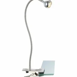 Luminaires Globo Lighting Éclairage Led|Lampe à pince Globo SERPENT LED Nickel mat, 1 lumière