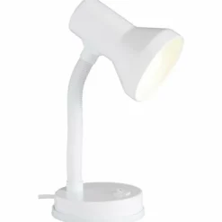 Luminaires Brilliant Lampes À Poser|Lampe à poser Brilliant Junior Blanc, 1 lumière