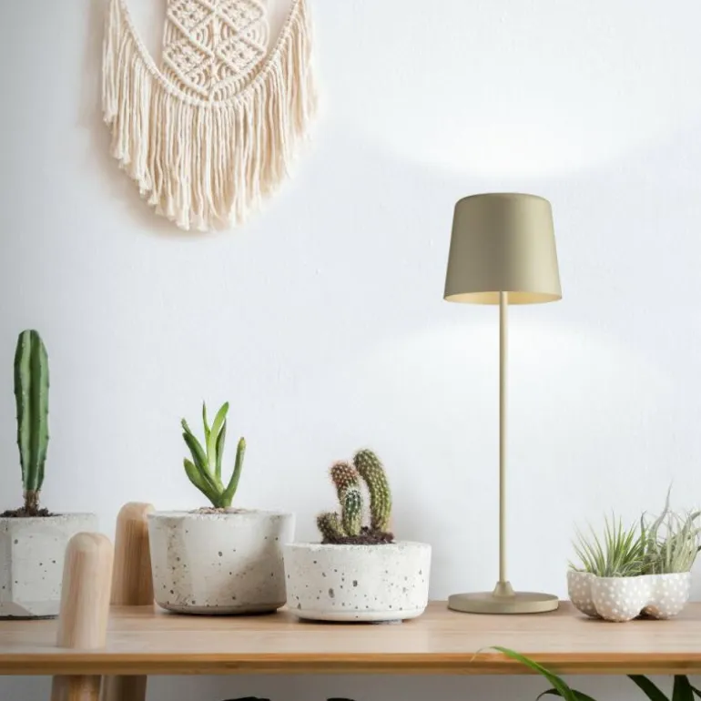 Lampe à poser Brilliant Kaami LED Brun, 1 lumière