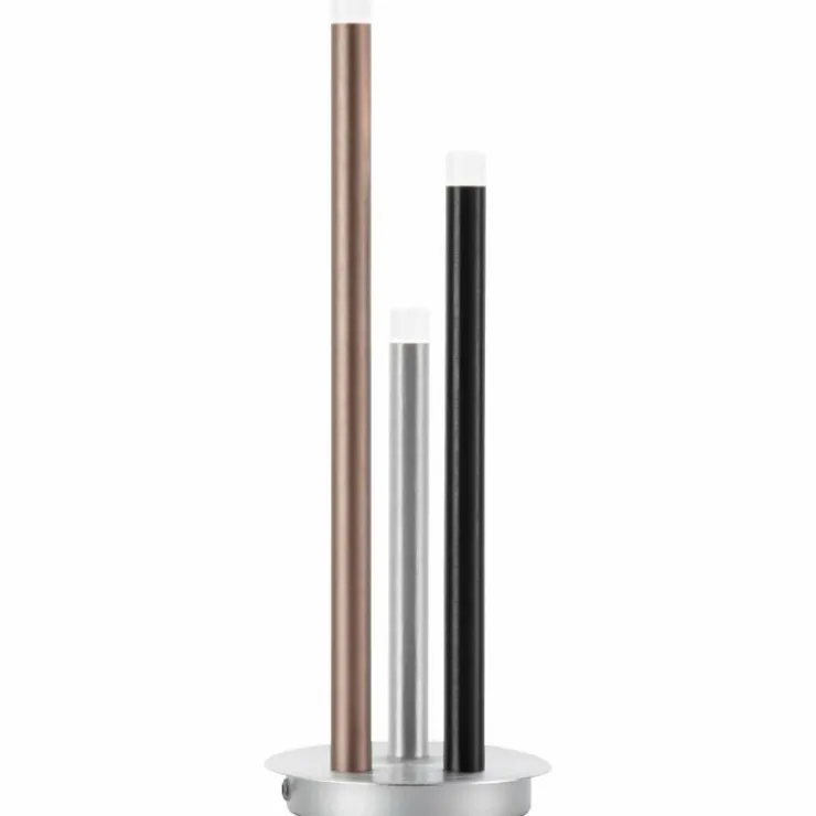 Luminaires Brilliant Éclairage Led|Lampe à poser Brilliant Living Cembalo LED Aluminium, 3 lumières
