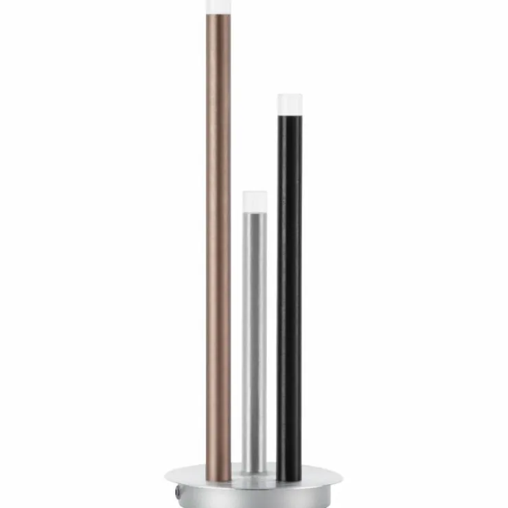 Luminaires Brilliant Éclairage Led|Lampe à poser Brilliant Living Cembalo LED Aluminium, 3 lumières
