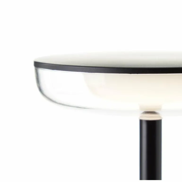Lampe à poser Brilliant Platon LED Noir, 1 lumière