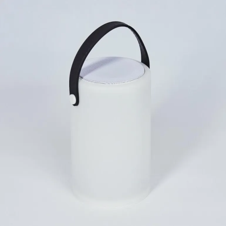 Lampe à poser Chilar LED Noir, Blanc, 1 lumière, Télécommandes, Changeur de couleurs
