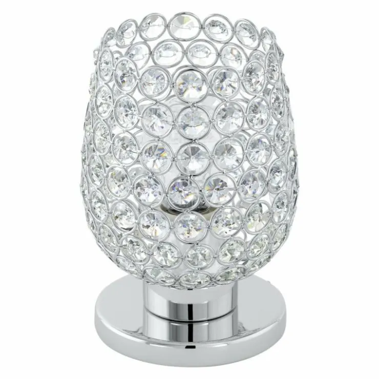 Luminaires Eglo Lampes À Poser|Lampe à poser Eglo BONARES 1 Chrome, 1 lumière
