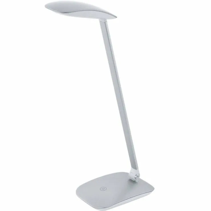 Luminaires Eglo Éclairage Led|Lampe à poser Eglo CAJERO LED Argenté, 1 lumière