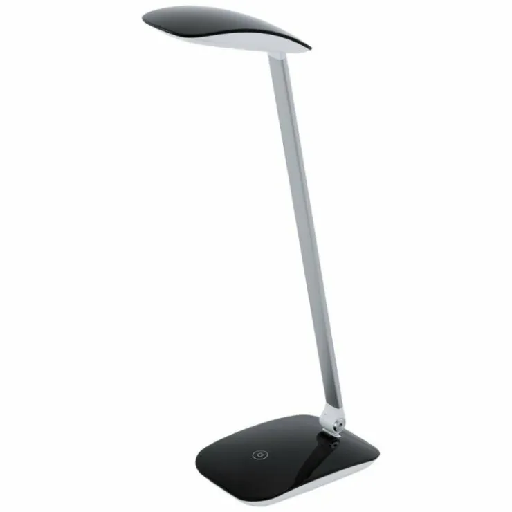 Luminaires Eglo Éclairage Led|Lampe à poser Eglo CAJERO LED Noir, 1 lumière