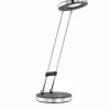 Luminaires Eglo Éclairage Led|Lampe à poser Eglo GEXO LED Chrome, Noir, 1 lumière