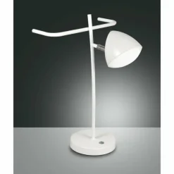 Luminaires Fabas Luce Éclairage Led|Lampe à poser Fabas Luce Bike LED Blanc, 1 lumière